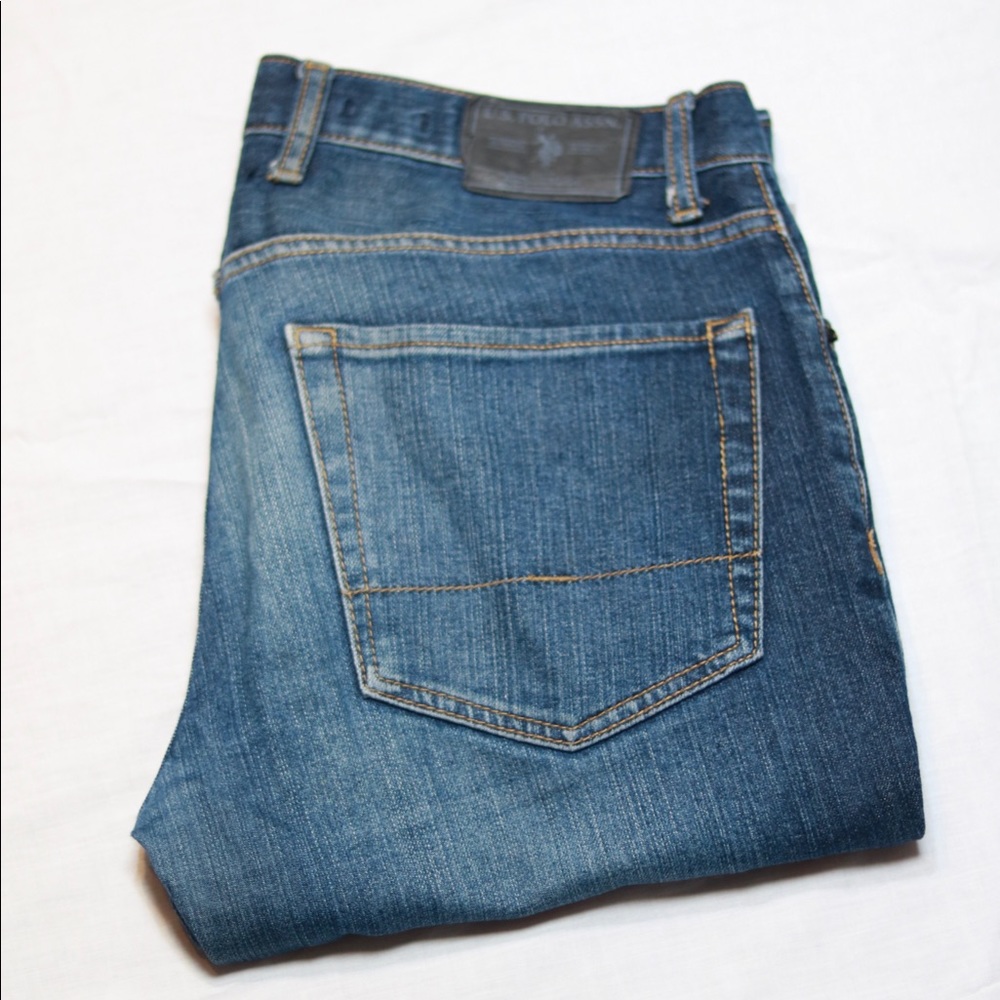 🔥SALE🔥US POLO ASSN MEDIUM WASH STRAIGHT 32X30